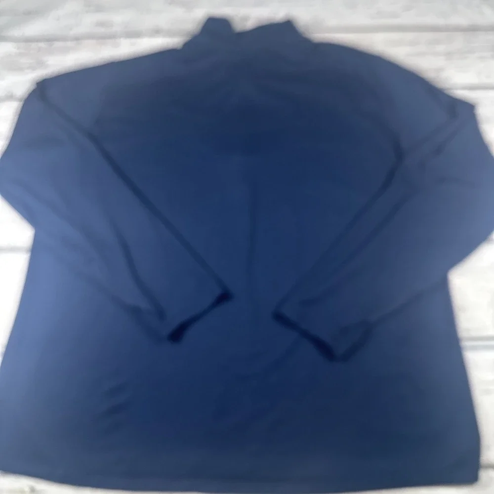 Nike Dri-FIT Atlanta Braves MLB Blue 1/4-Zip Pullover, Size 2XL